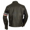 Peter Fonda Easy Rider Classic Biker Style Cruiser Leather Jacket
